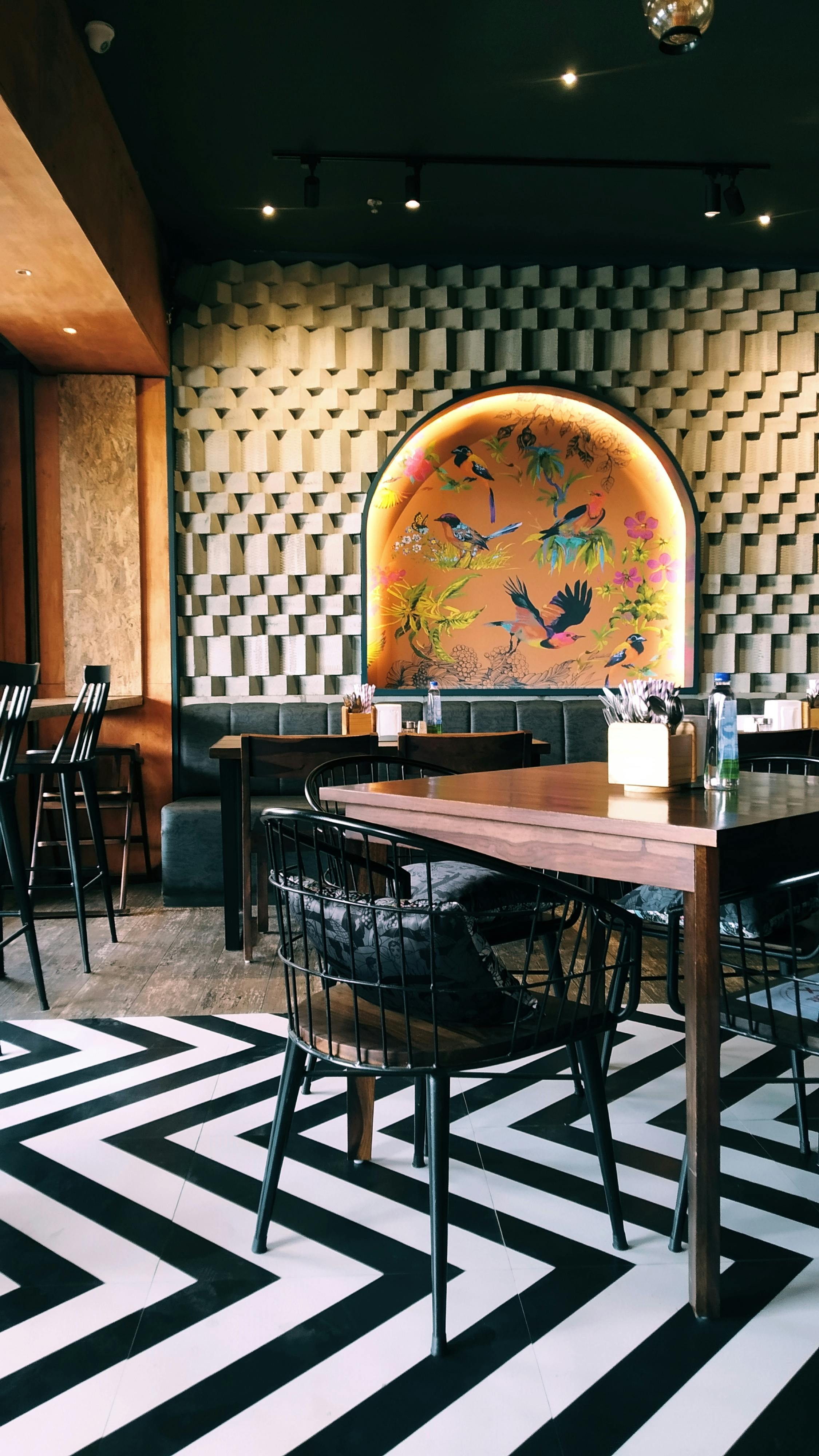 Restaurant interior being refitted with finance for hospitality working capital