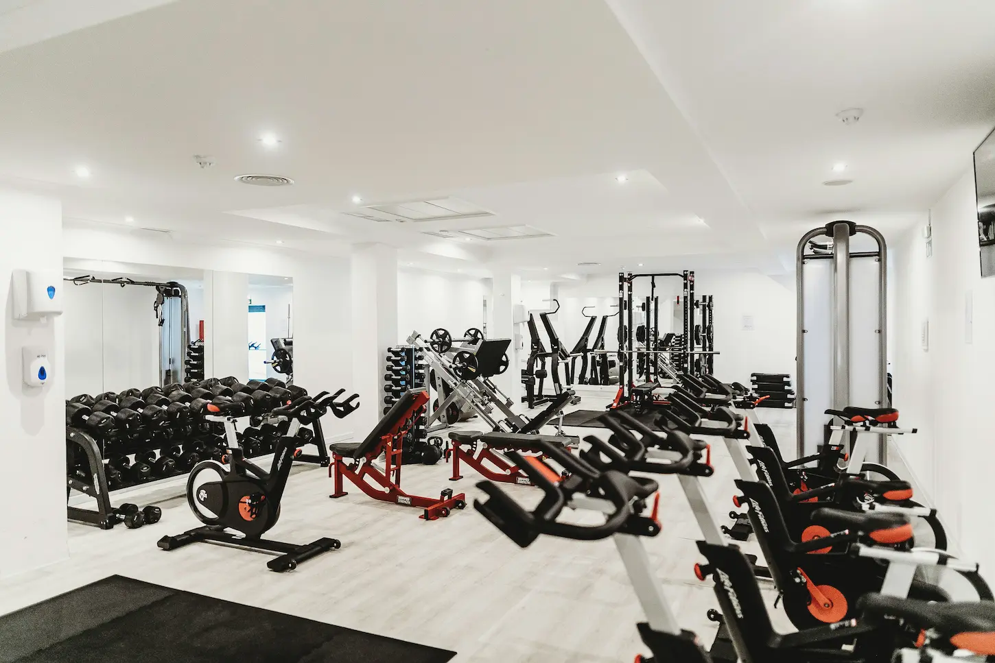 Commercial gym equipment package used to launch a boutique fitness studio in the UK